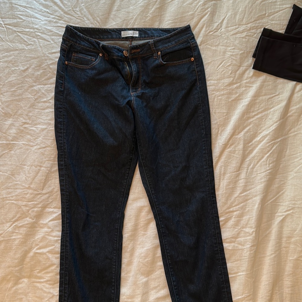 Dark wash curvy skinny 10